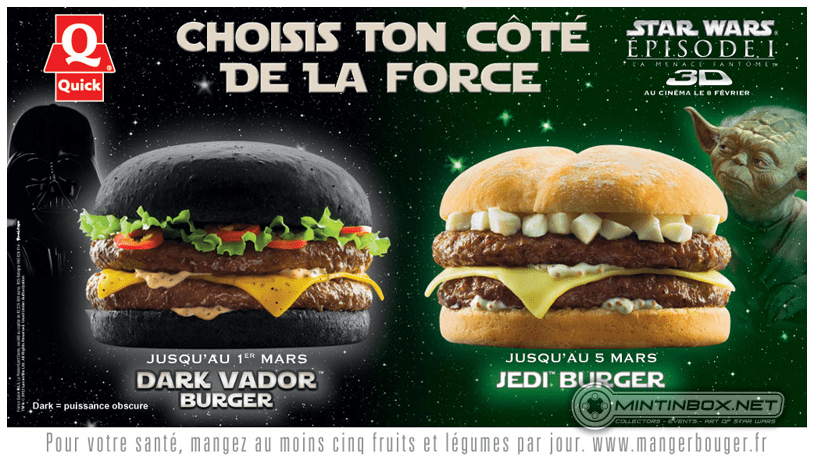 Star Wars Themed Burgers Coming to France