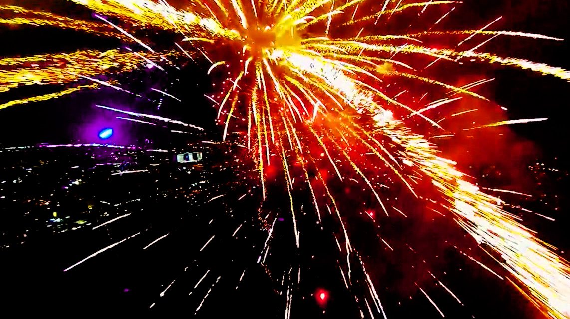 Video of the Day:  Flying a Quadrotor Through Fireworks