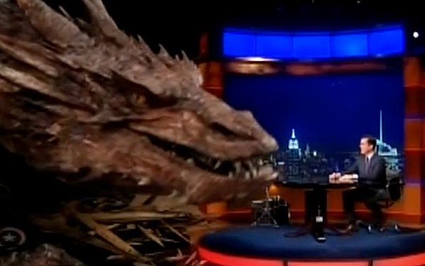 Video of the Day: Stephen Colbert Interviews Smaug