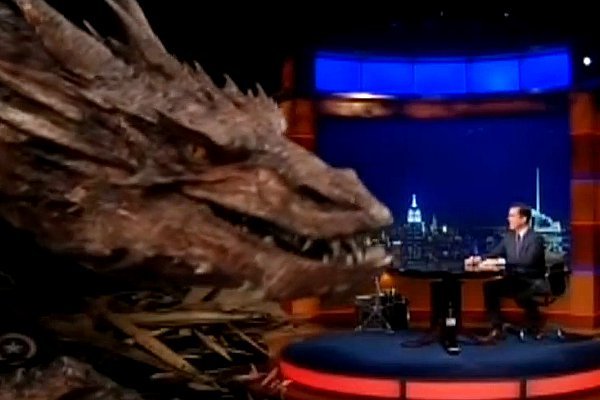 Video of the Day: Stephen Colbert Interviews Smaug