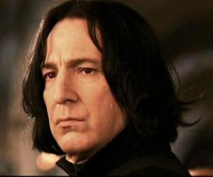 Alan Rickman as Severus Snape