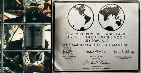 "We came in peace, for all mankind."