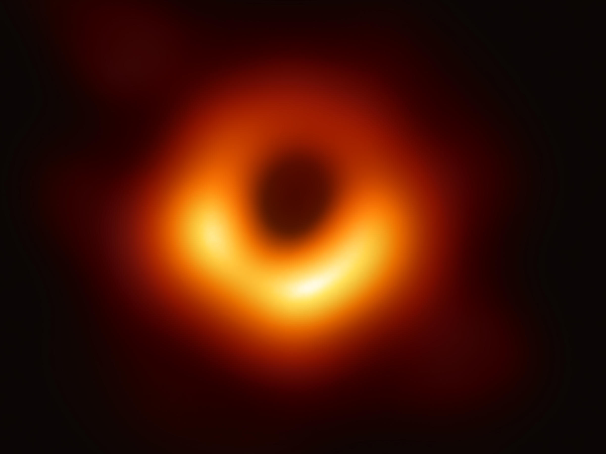 The First Ever Image of a Black Hole