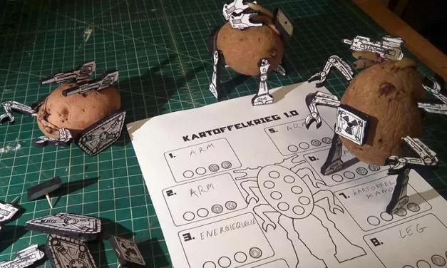 Nothing Can Prepare You for KARTOFFELKRIEG: Robotech with Potatoes