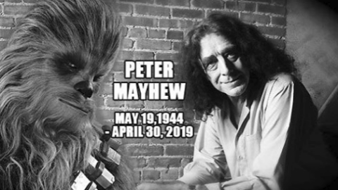 peter mayhewa has passed away