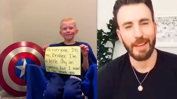 Chris Evans Promises Captain America Shield to Young Hero