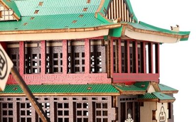 ‘Spirited Away’ Bathhouse 3D Puzzle Kit, No Tools Needed