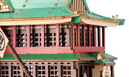 ‘Spirited Away’ Bathhouse 3D Puzzle Kit, No Tools Needed