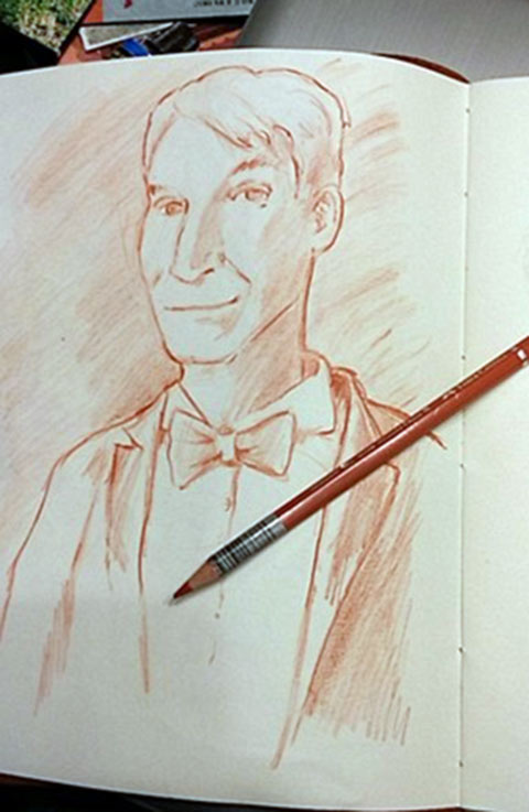 Attend and Draw Nye: Happy 62nd Birthday, Bill Nye!