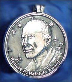 The Robert Heinlein Award medallion