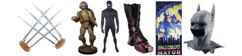 Original Superhero Props, Costumes to be Auctioned Incl. Michael Keaton’s “Batman” Utility Belt