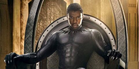 Chadwick Boseman as T'Challa, the Black Panther