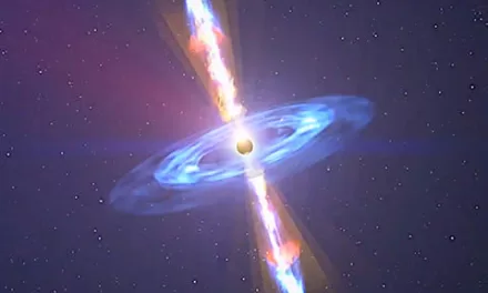 Dark Energy May Beam From Black Holes