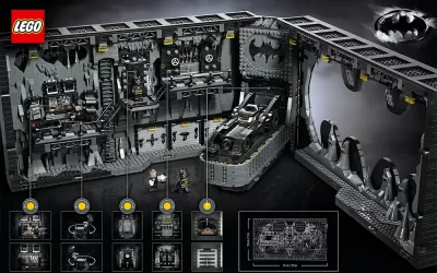 LEGO Debuts Batcave Inspired by Tim Burton’s ‘Batman Returns’