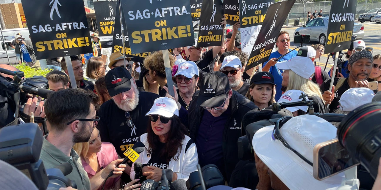 Hollywood Actors, Writers On Strike For Survival