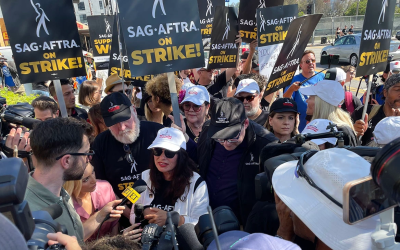 Hollywood Actors, Writers On Strike For Survival