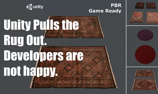 Unity 3D Pulls the Rug Out