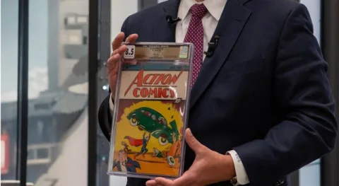superman number one goes to auction
