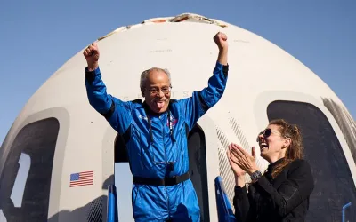 Ed Dwight Makes History as Oldest Man to Go Into Space
