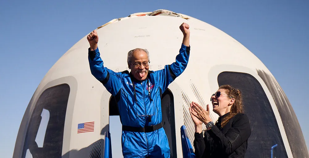 Ed Dwight Makes History as Oldest Man to Go Into Space