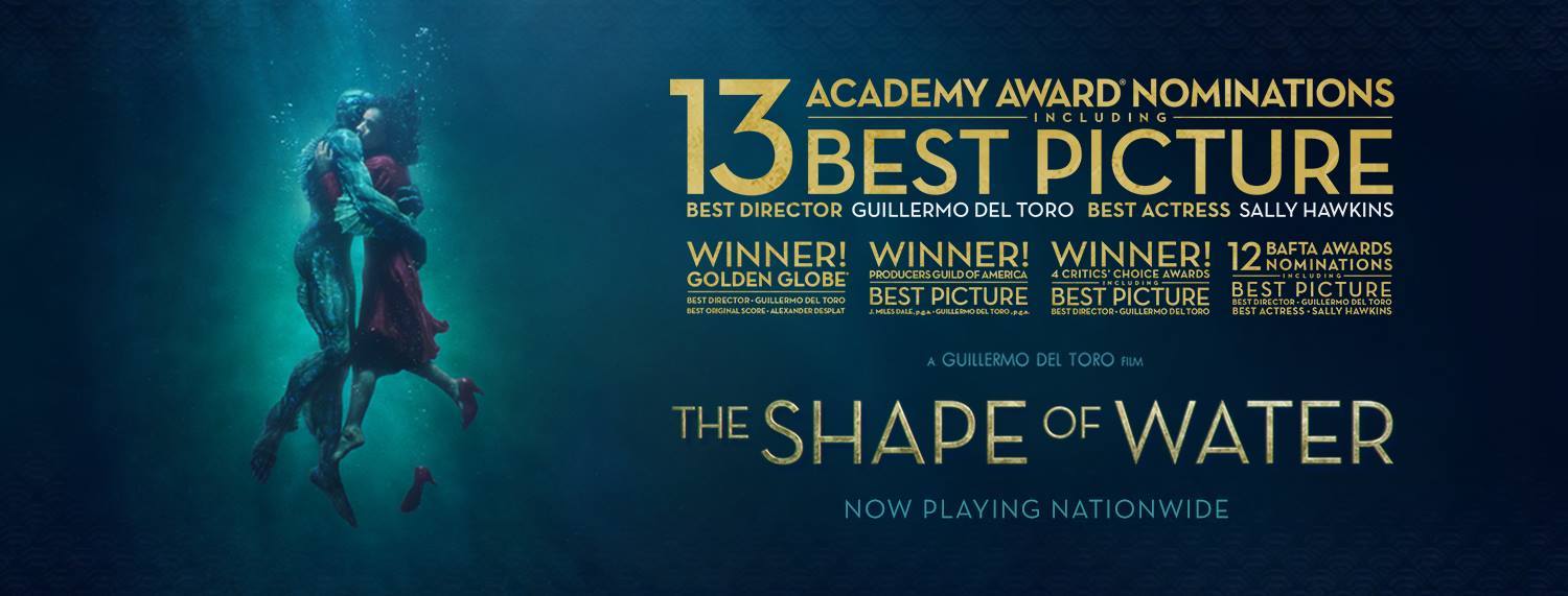 Academy Award advertising for the Shape of Water