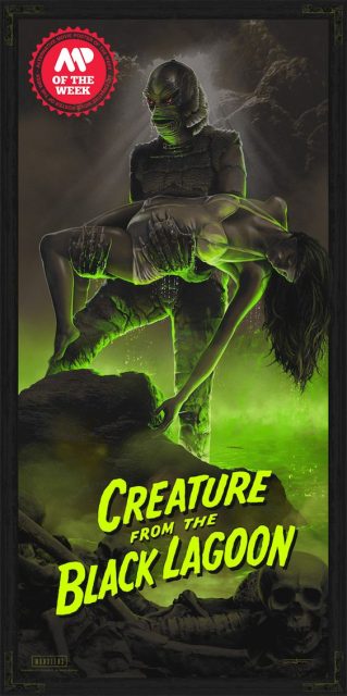 A fan-made movie poster showcasing their enthusiasm for the Gill-Man — Art by Juan Ramos