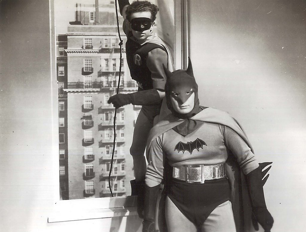 The Batman was a 1943 15-chapter theatrical serial from Columbia Pictures, produced by Rudolph C. Flothow, directed by Lambert Hillyer, with Lewis Wilson as Batman and Douglas Croft as Robin.