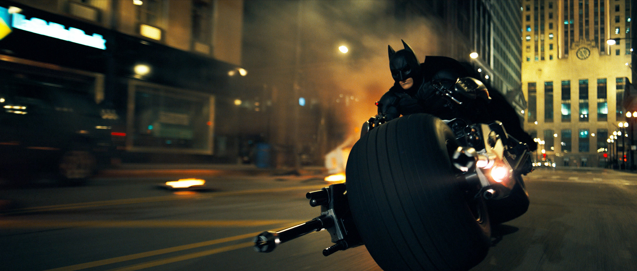 Batman on his Batpod (The Dark Knight, 2008)

Batman's Star on the Walk of Fame