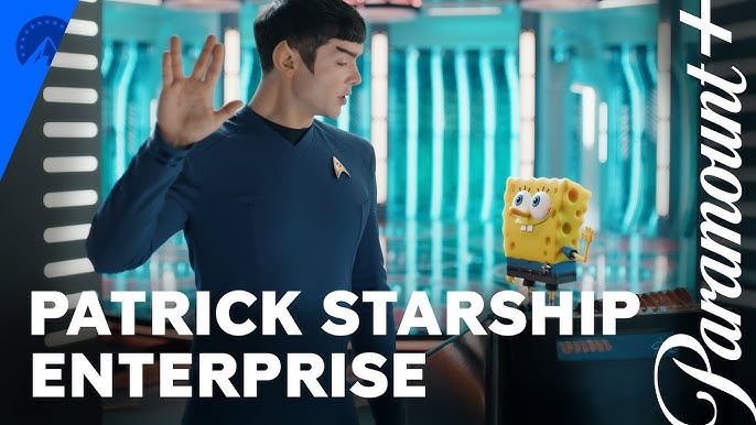 Patrick Starship Enterprise | SpongeBob Joins the Star Trek Crew | Paramount+