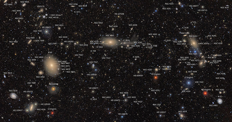 Vera Rubin Observatory Maps Millions of Hidden Galaxies