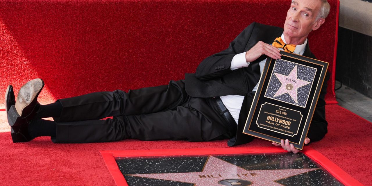 Bill Nye Receives Star on Hollywood Walk of Fame