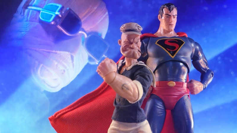 Superman & Popeye | Beware The Invisible Man – Stop Motion Animated Short