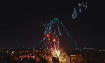 Apple Uses 3000 Drones to Build 500 ft Godzilla over Hollywood for Monarch: Legacy of Monsters