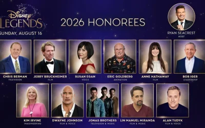 D23 Announces 2026 Disney Legends Award Honorees