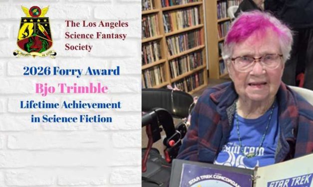 Star Trek Legend Bjo Trimble Given Forry Award by LASFS