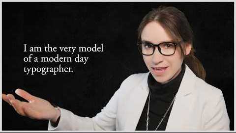 Video of the Day | Elle Cordova’s ‘I Am the Very Model of a Modern Day Typographer’